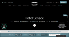 Desktop Screenshot of hotelsenacki.pl